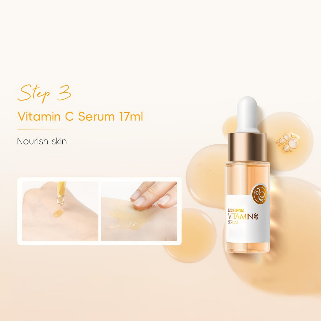 ✨ Vitamin C Complete Skincare Set — Brighten, Hydrate &amp; Transform Your Skin 🍊