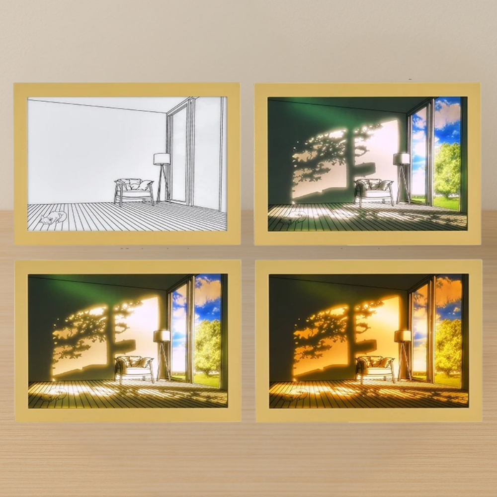 ✨ The Home, City & Sky LED Light Frame Collection – Bring Every View to Life