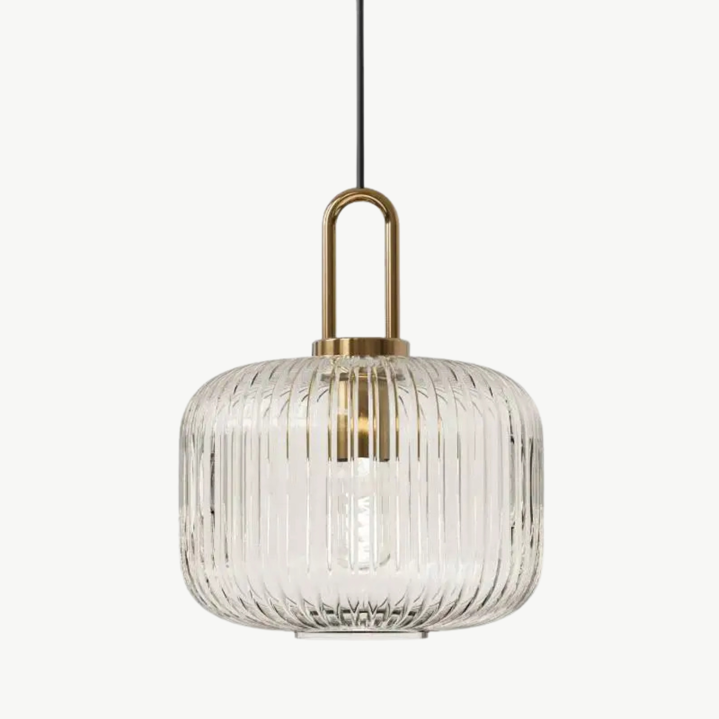 The Celine Ribbed Glass Pendant