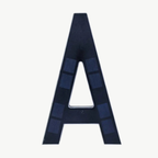 The Estate Illuminated Solar Address Plaque