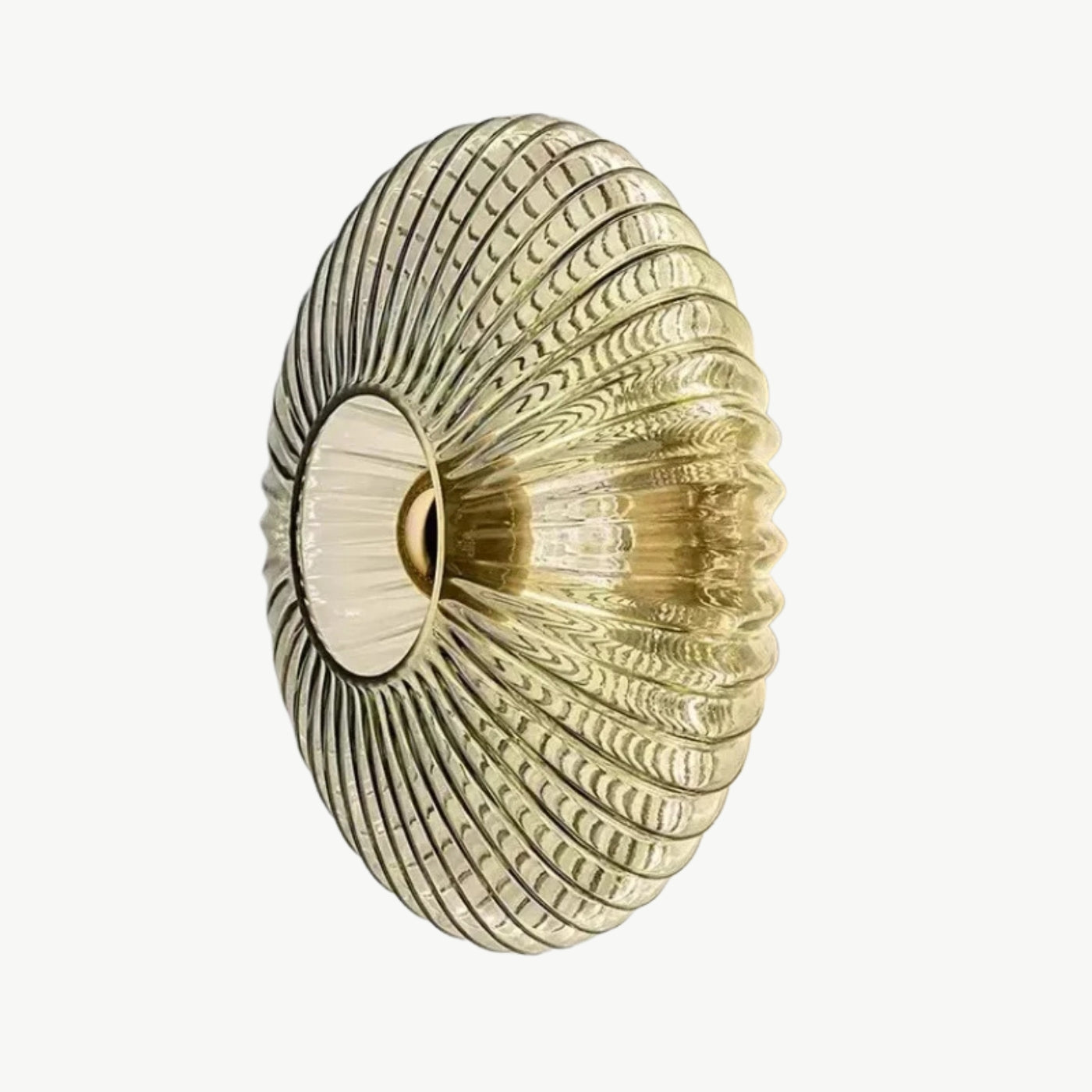 The Solaris Ribbed Glass Wall Sconce