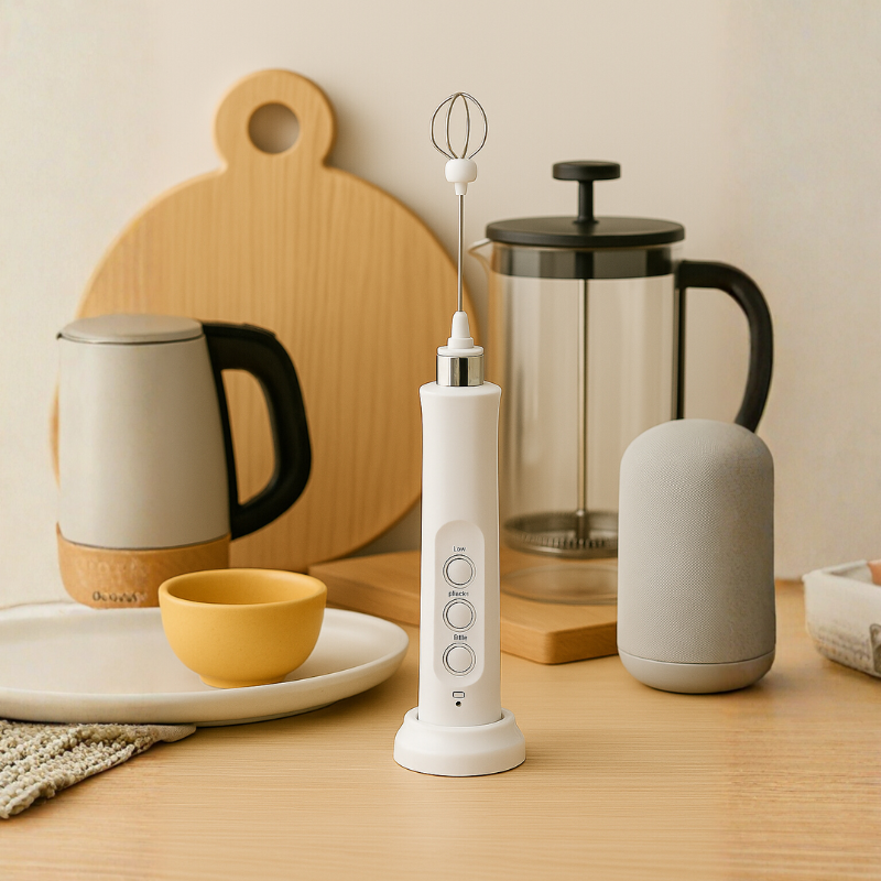 ⚡ Coffee Cream Bar™ – Blend, Stir, Froth & Mix Like a Pro!