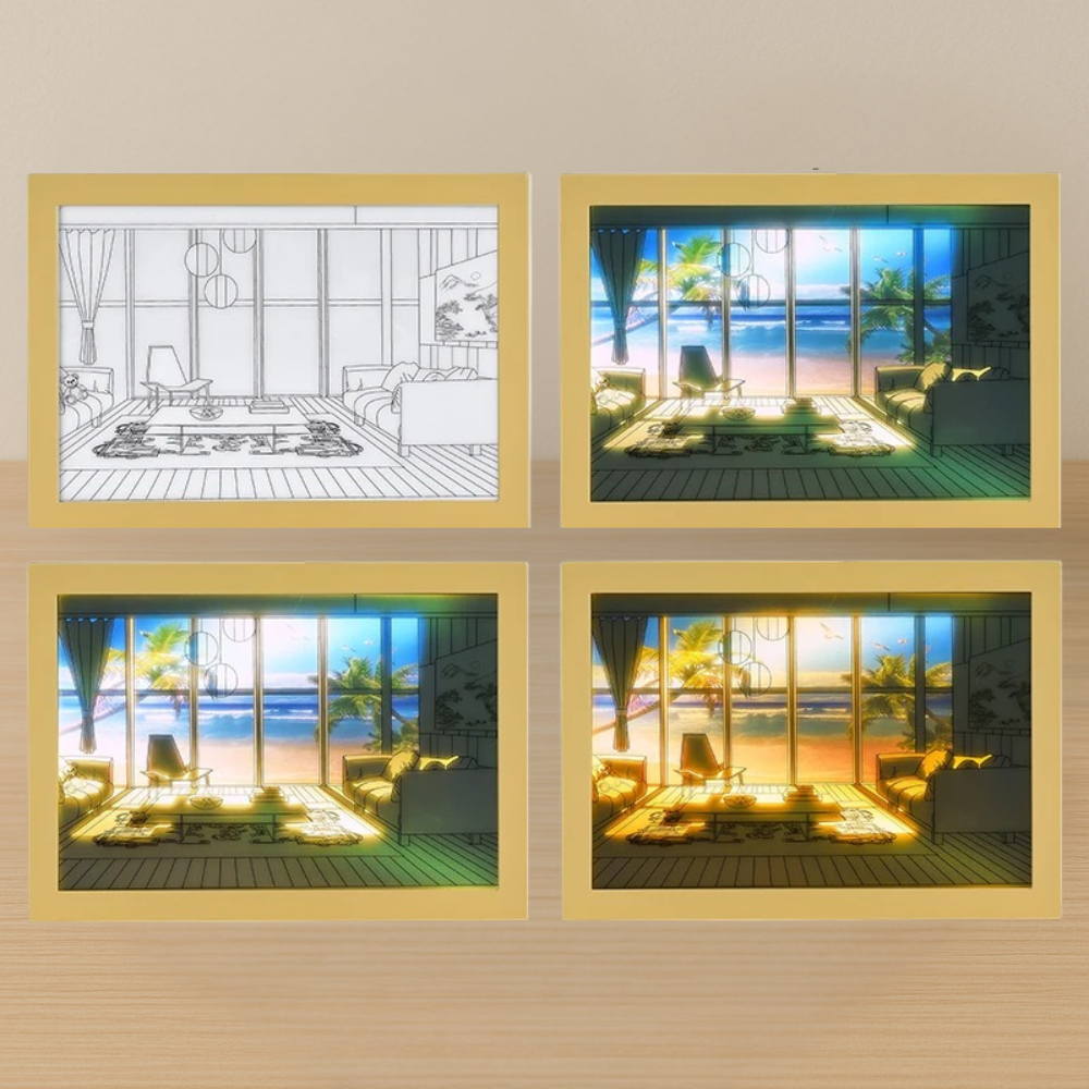 ✨ The Home, City & Sky LED Light Frame Collection – Bring Every View to Life