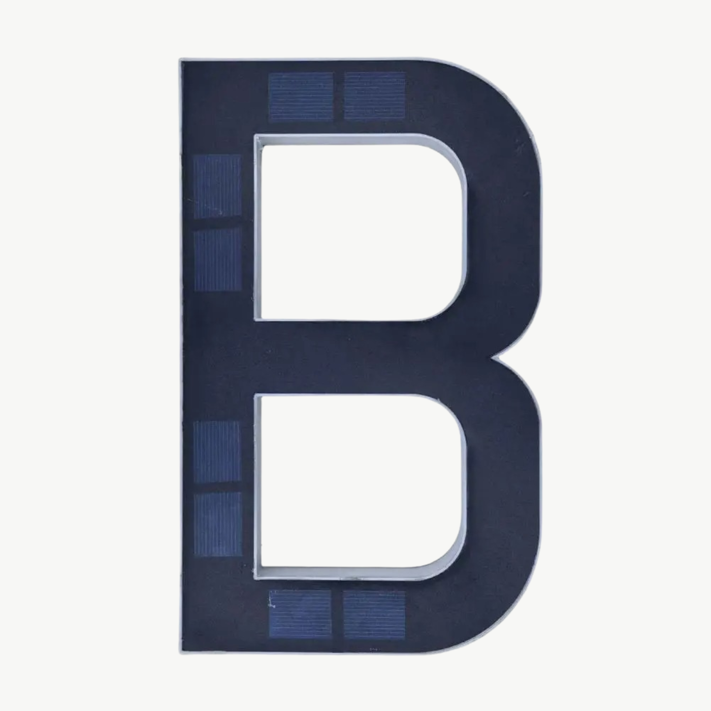 The Estate Illuminated Solar Address Plaque