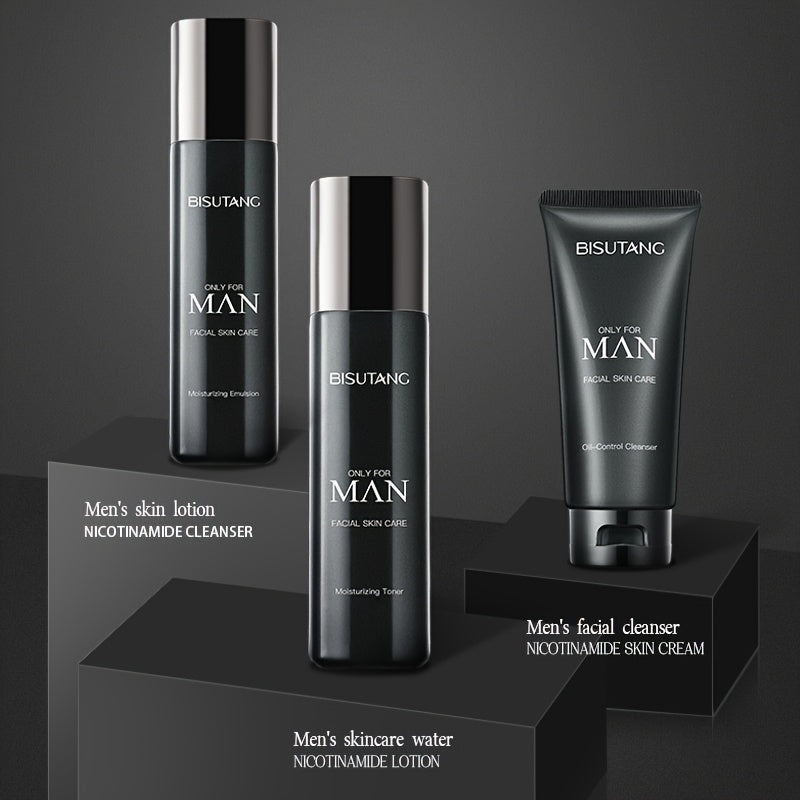 Men’s Niacinamide Facial Care Set 🖤🧔