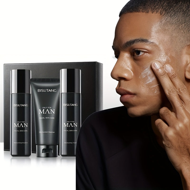 Men’s Niacinamide Facial Care Set 🖤🧔