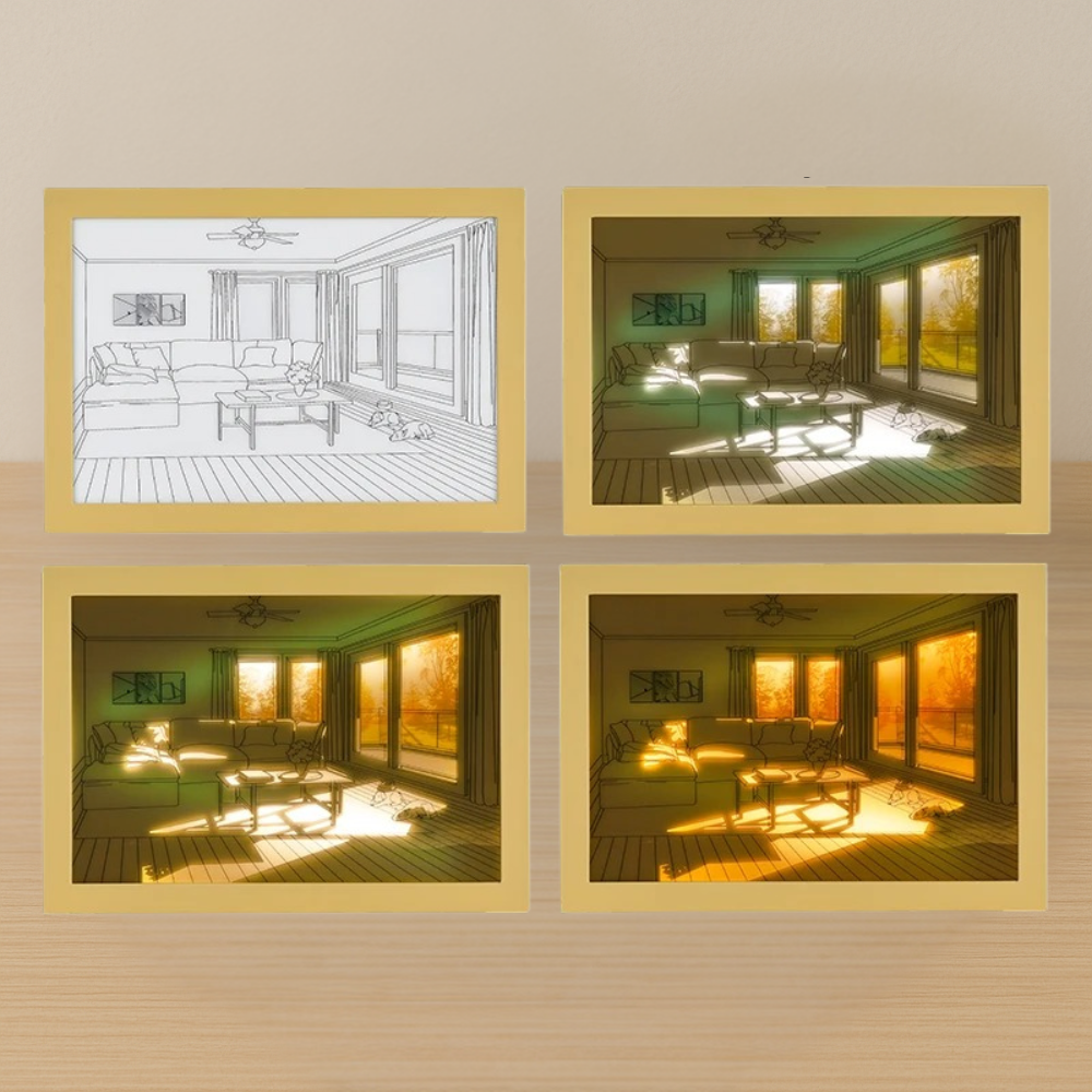 ✨ The Home, City & Sky LED Light Frame Collection – Bring Every View to Life