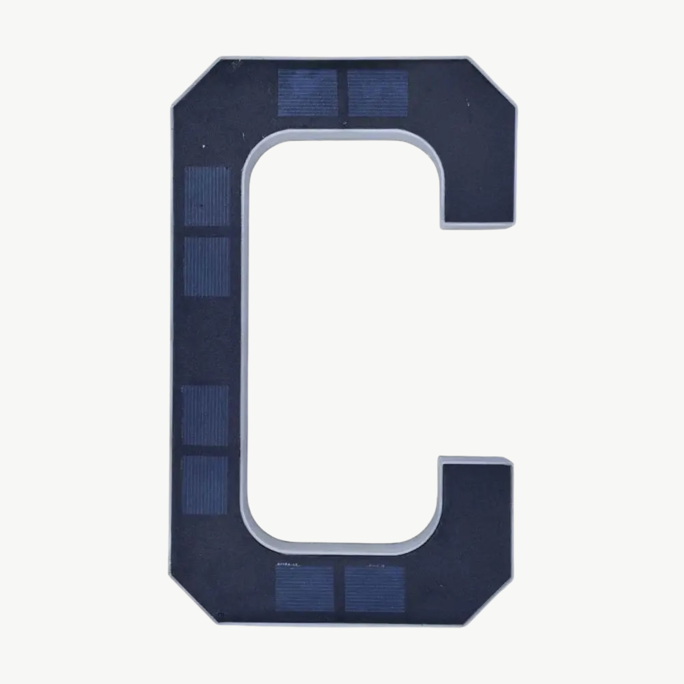 The Estate Illuminated Solar Address Plaque