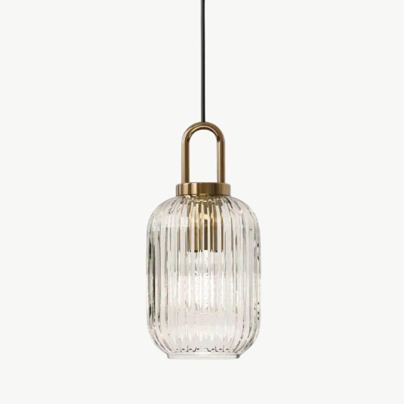 The Celine Ribbed Glass Pendant