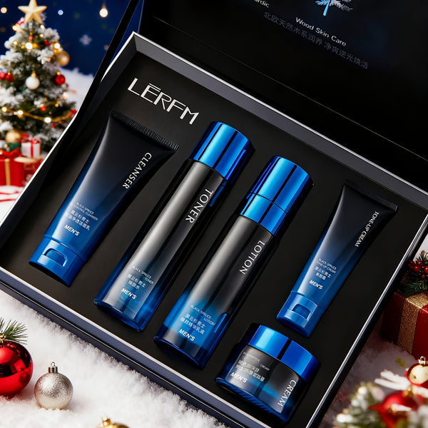 Men’s Black Spruce Oil-Control 5-Piece Set