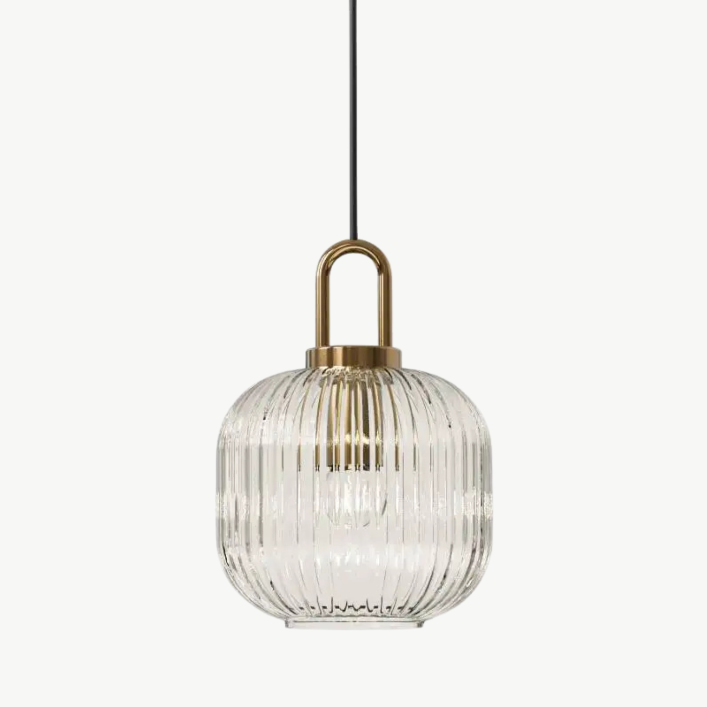 The Celine Ribbed Glass Pendant