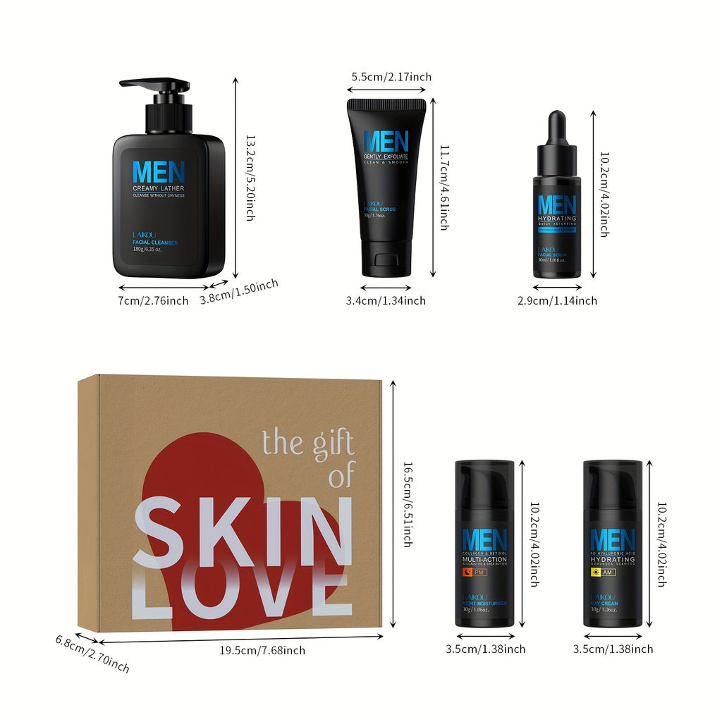 Men’s Ultimate Hydration &amp; Oil-Control Skincare Set 💧🔥