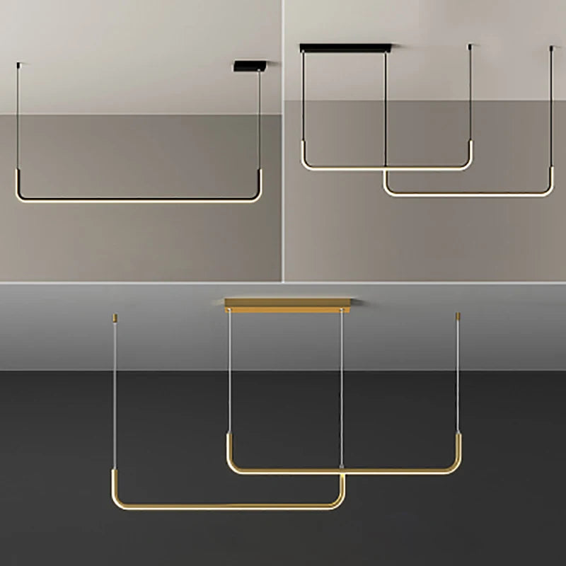 DARHYN - LED Strip Chandelier Light