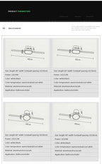 DARHYN - LED Wall Lamps Mirror Headlights