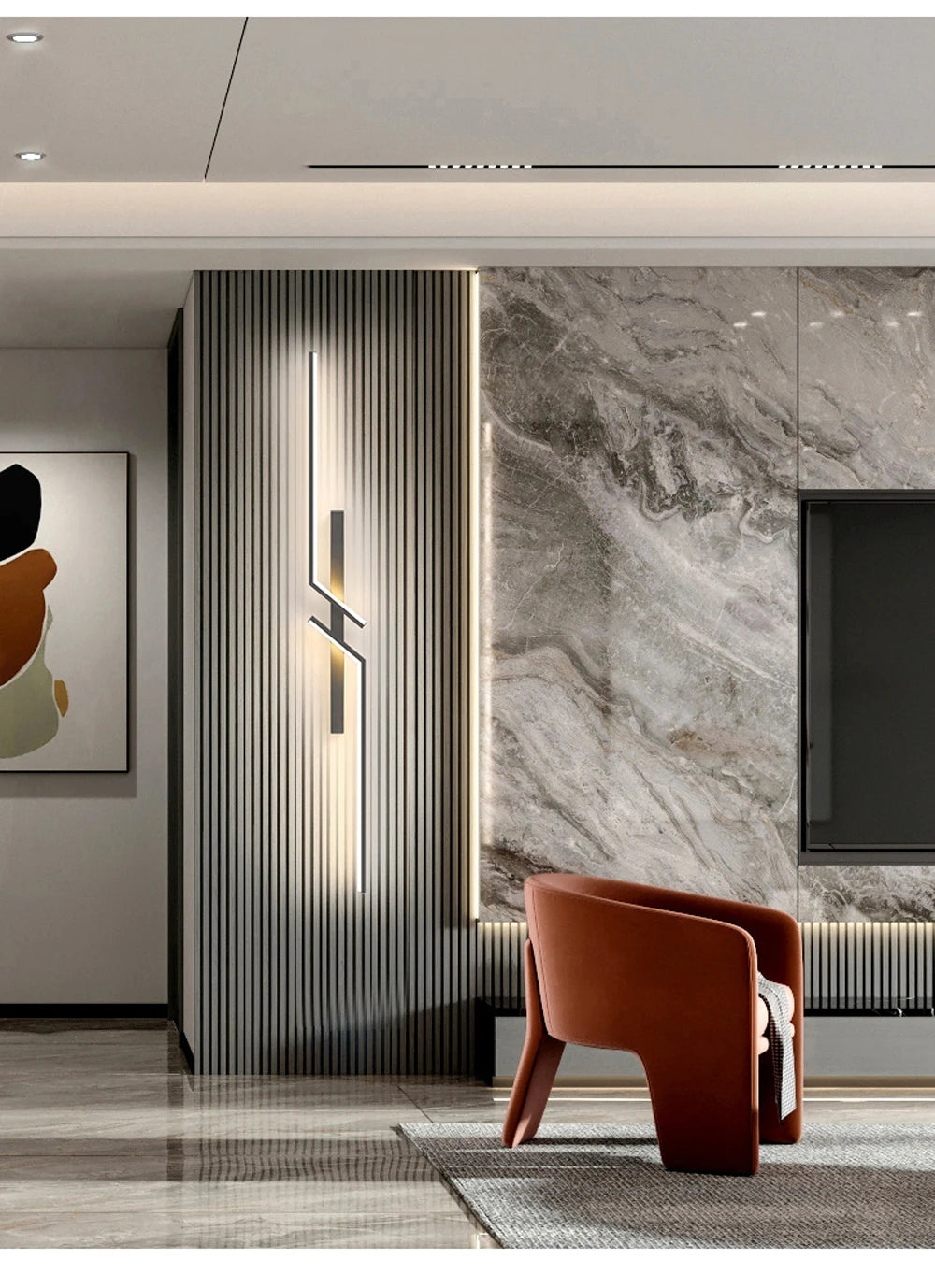 DARHYN - Modern LED Wall Lamp Long Bar Scone