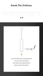 DARHYN - Oval Pendant Light Chandelier