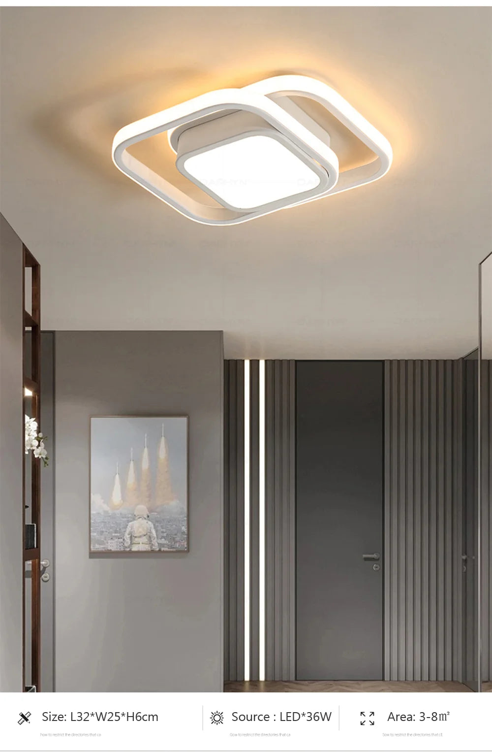 DARHYN - Modern LED Aisle Ceiling Light