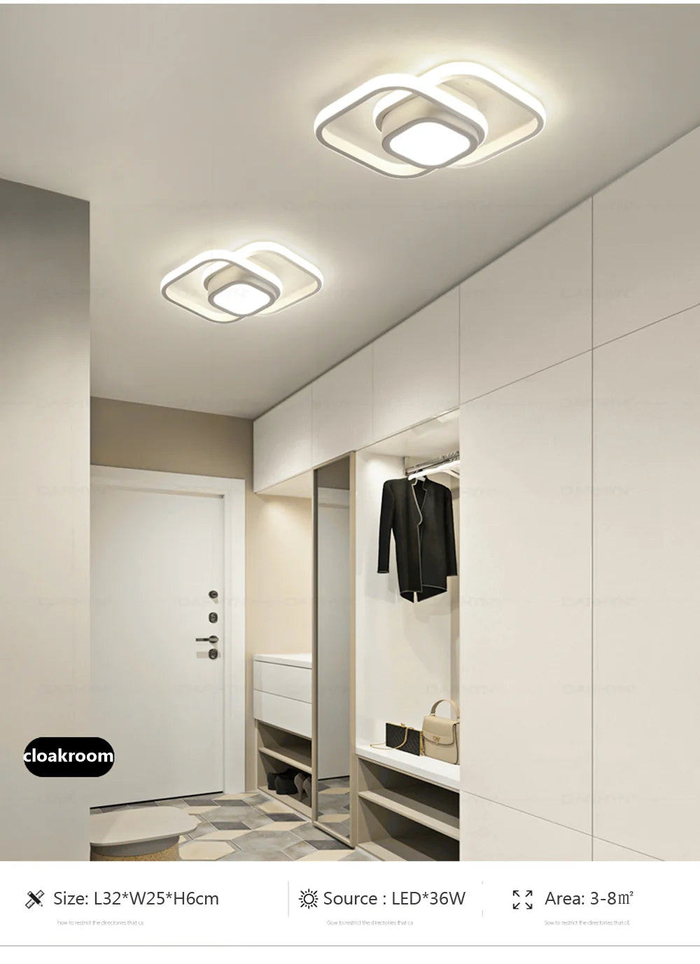 DARHYN - Modern LED Aisle Ceiling Light