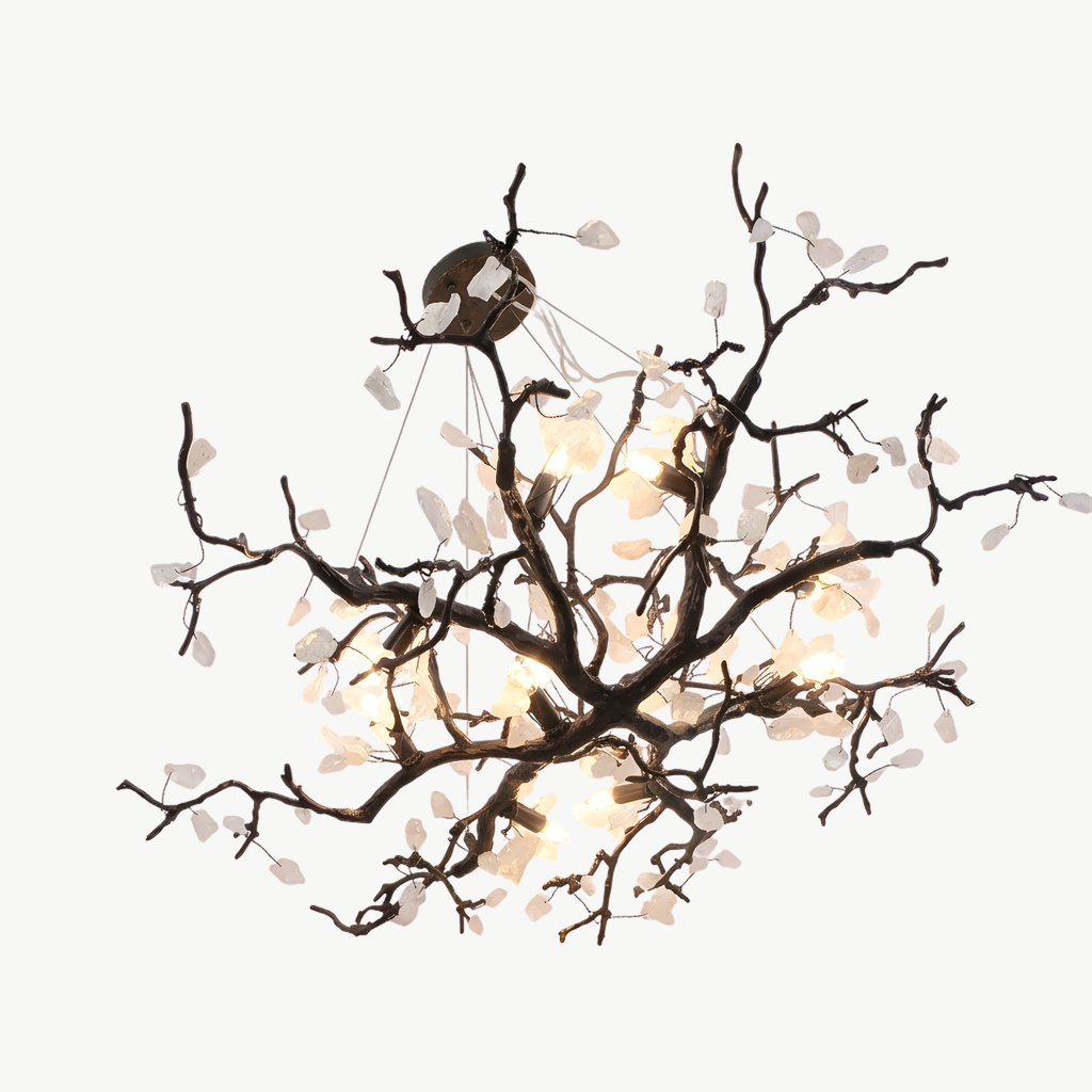 All Copper LED Creative Branch Chandelier