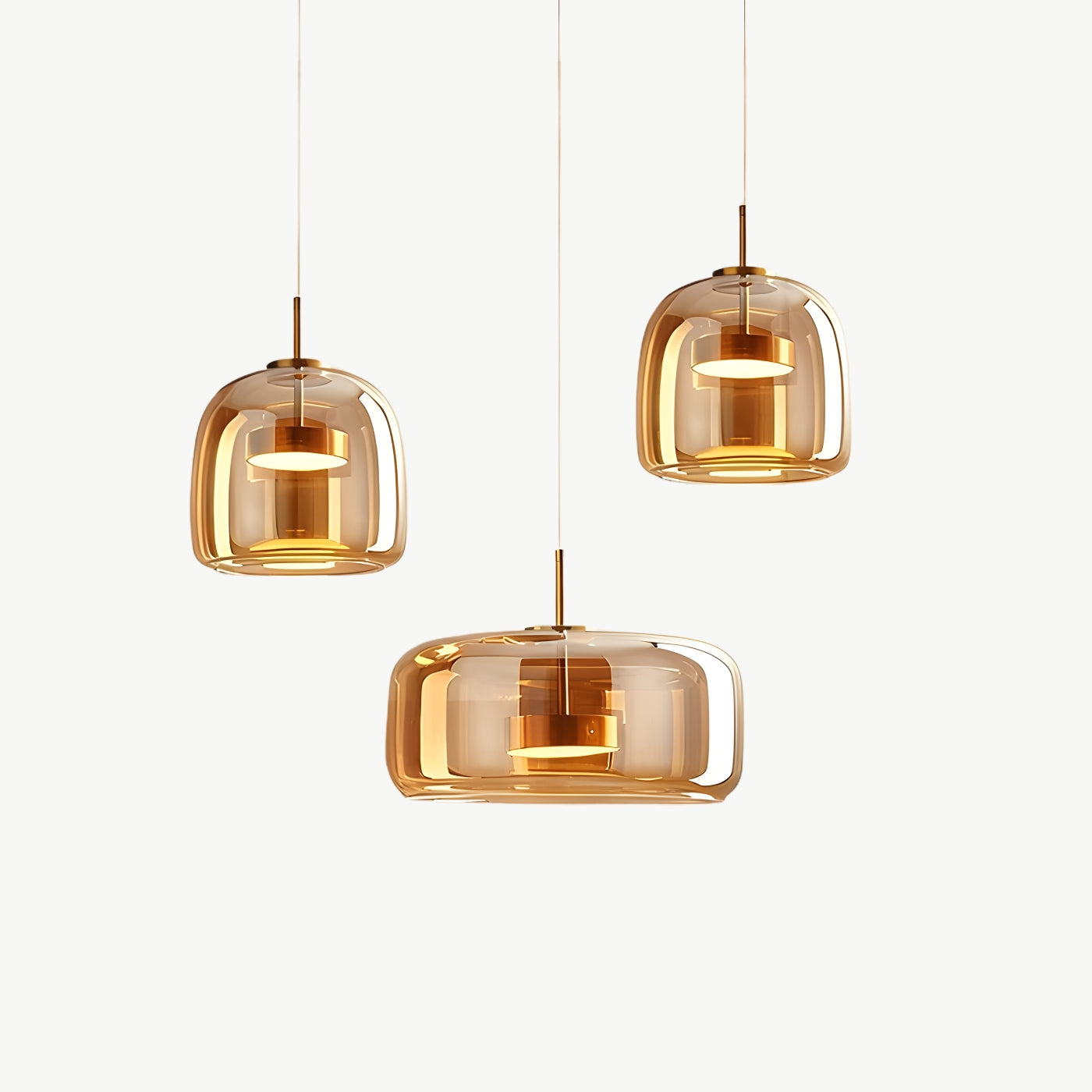 The Solstice Modern Glass Pendant