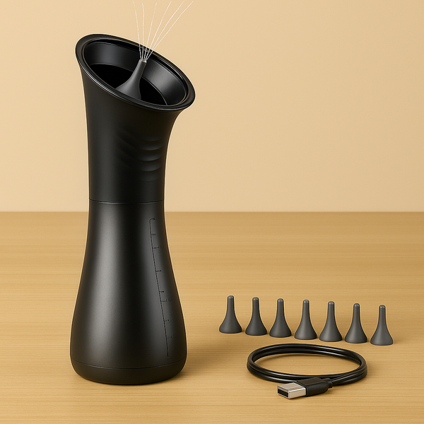 AquaPulse™ Electric Ear Cleaner — The Safe, Warm Water Way to Clean Ears Comfortably