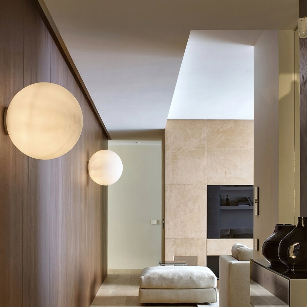 The Luna Nordic Moon Wall Sconce