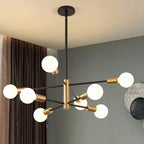 The Nova Black Sputnik Chandelier