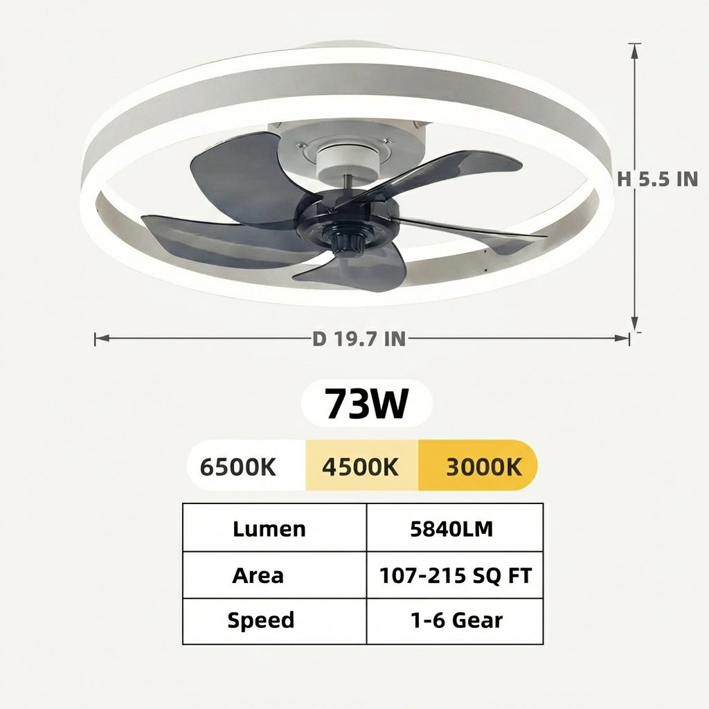 Ring Ceiling Fan Light