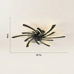 Sculptural Blade Ceiling Fan Light