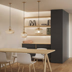 The Celine Ribbed Glass Pendant