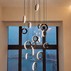 The Rings of Eclipse Modern Luxury Chandelier