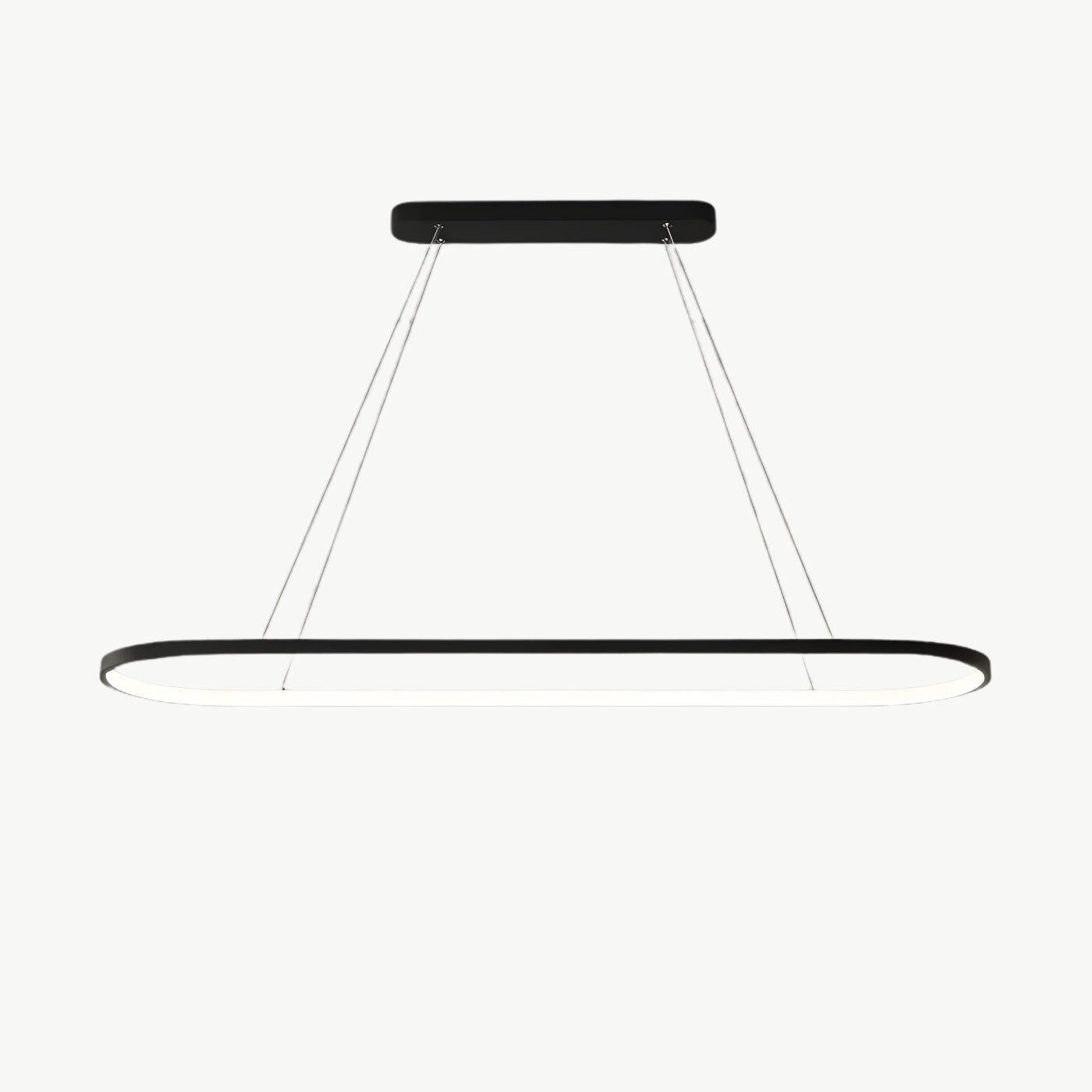 The Ellipse Minimalist Oval Pendant