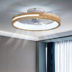 Wood Ring Ceiling Fan Light