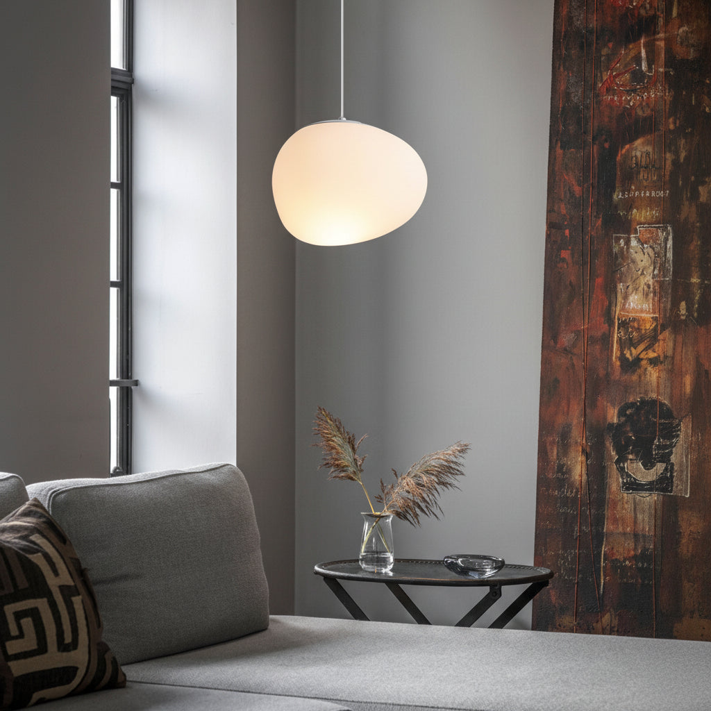 The Nimbus Organic Pebble Pendant