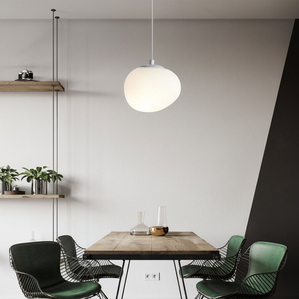 The Nimbus Organic Pebble Pendant