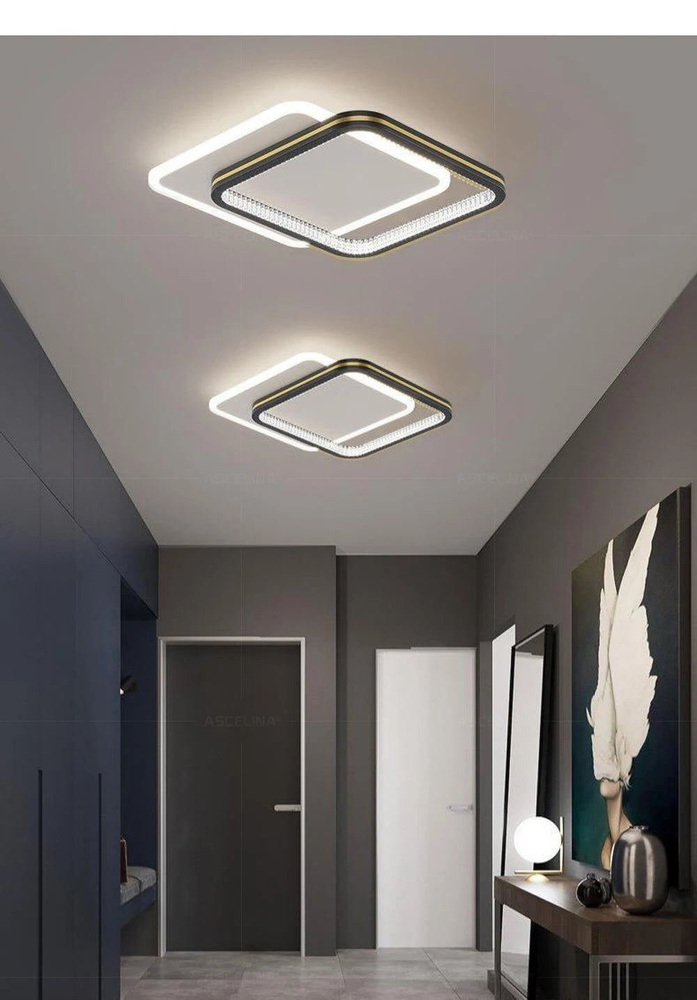 DARHYN - Modern LED Crystal Lampshade Lights