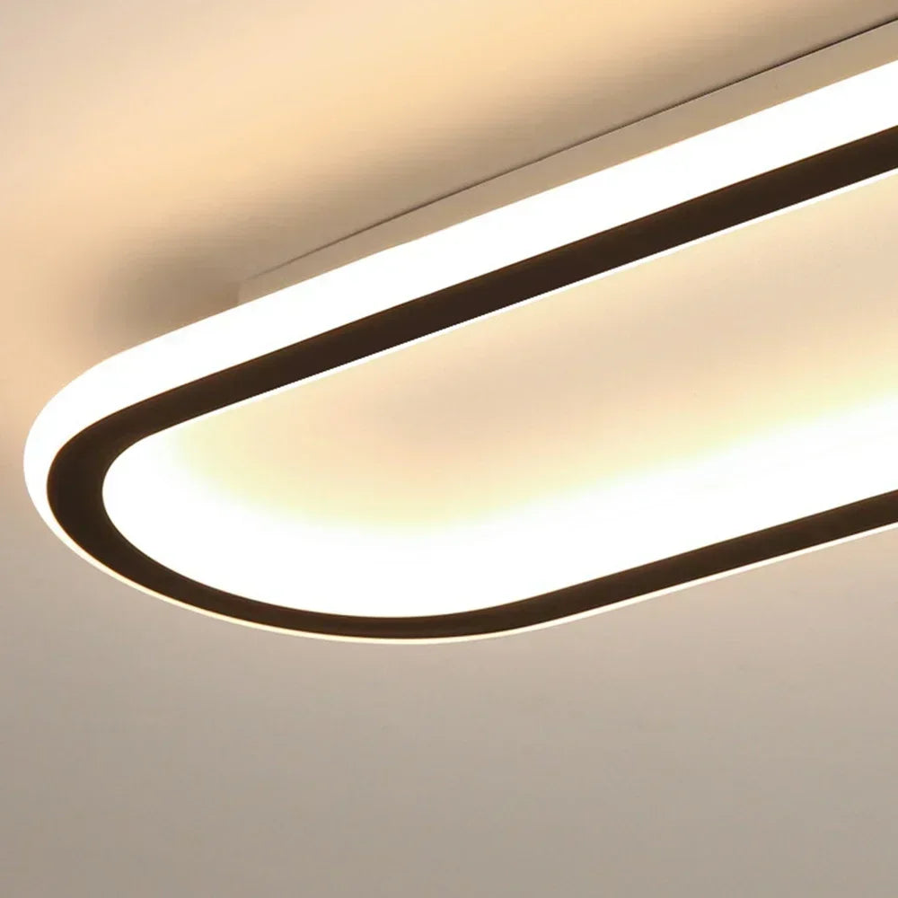 DARHYN - Modern LED Ceiling Light Oval Black