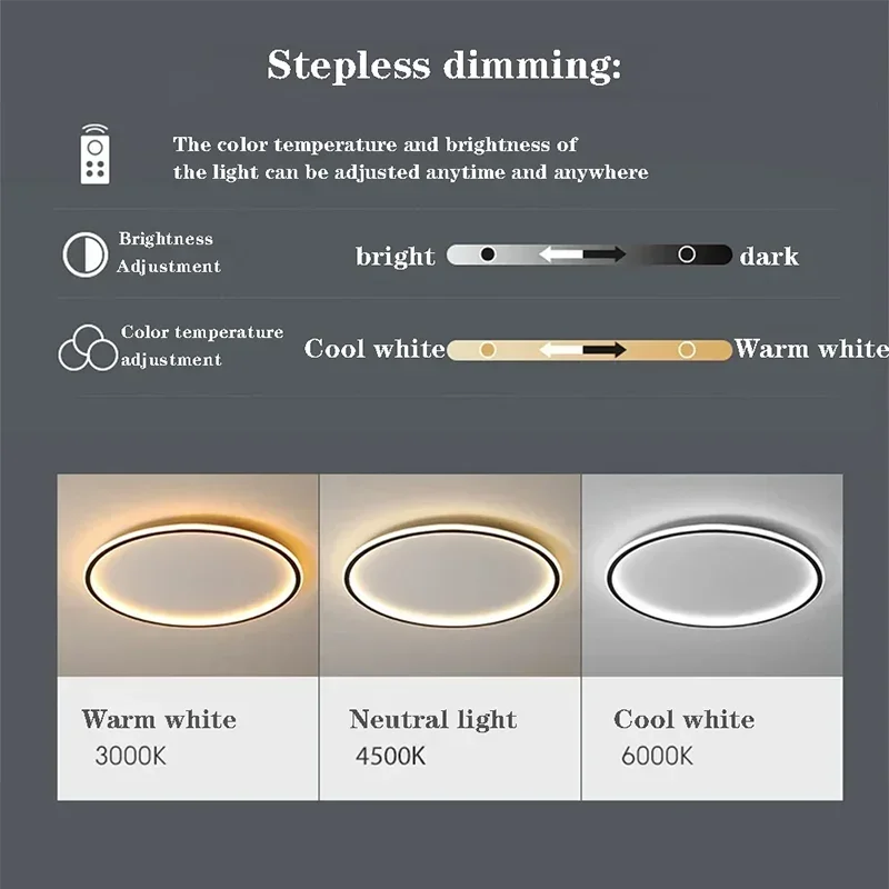 Shallow Bowl LED Ceiling Light