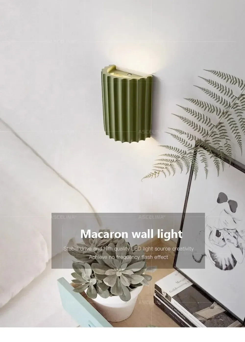 Macaron Resin Wall Light Sconces