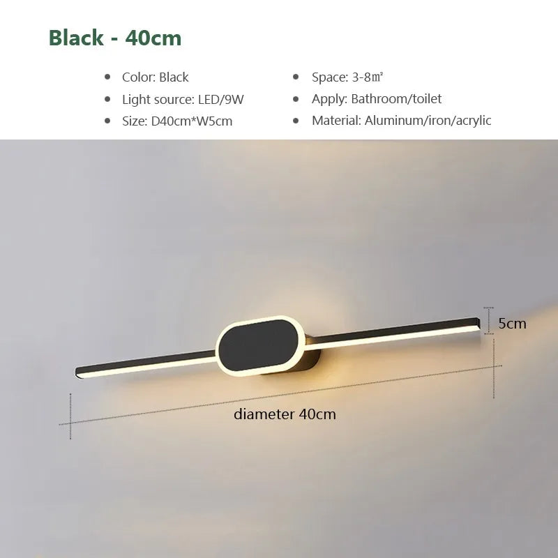 DARHYN - LED Wall Lamps Mirror Headlights