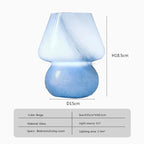 Macaron Modern Glass Table Lamp Mushroom