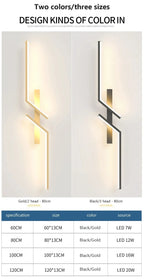 DARHYN - Modern LED Long Strip Wall Sconce