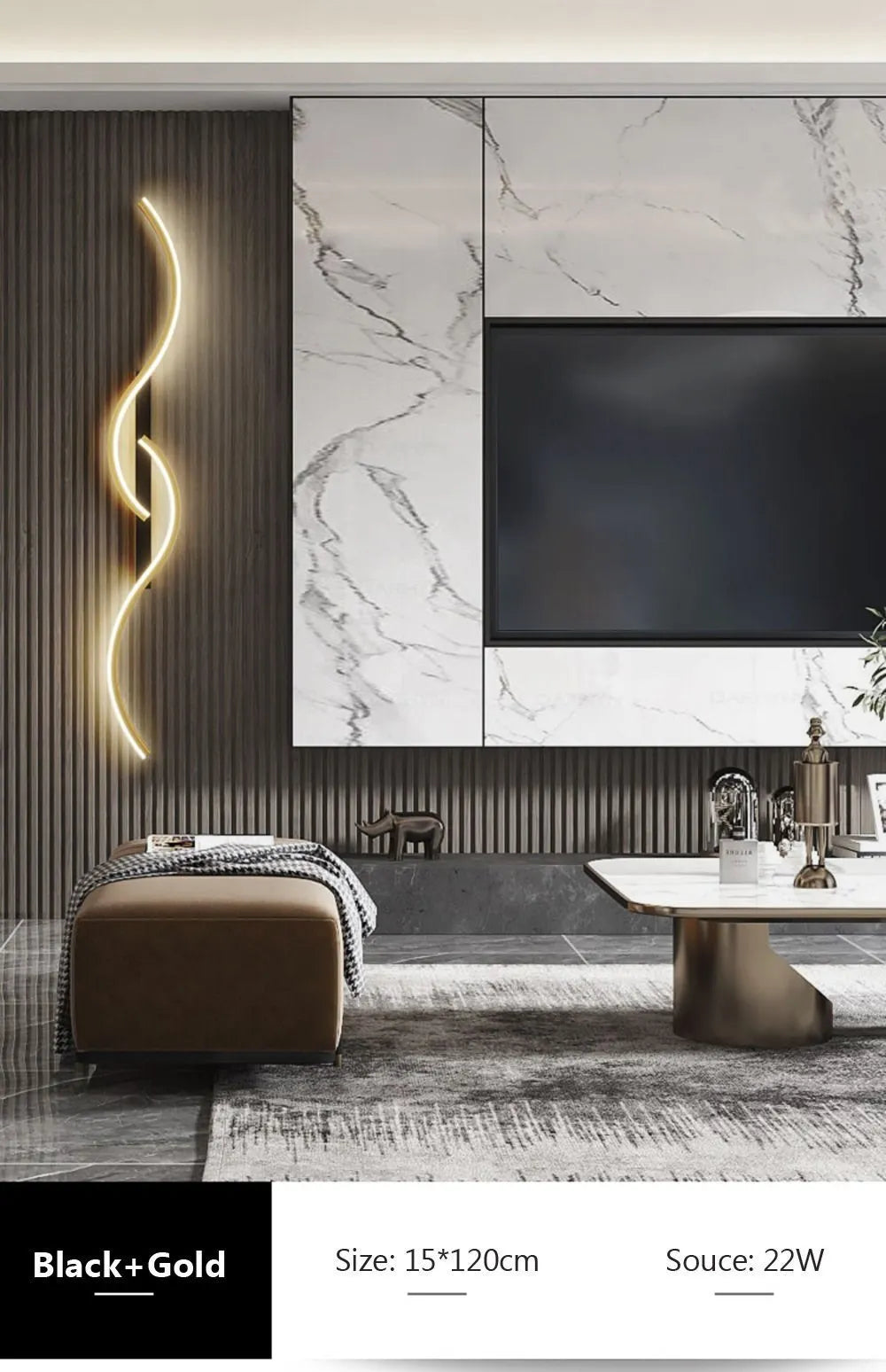 DARHYN - LED Wall Lamp Minimalist Long Strip