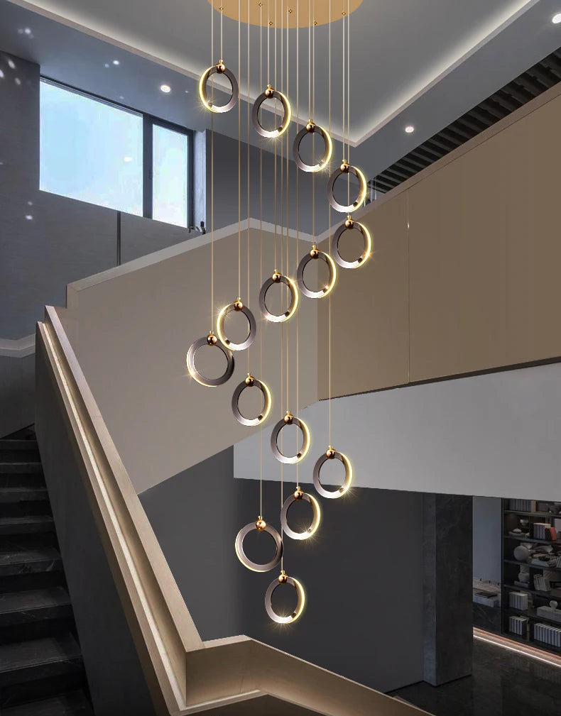 The Rings of Eclipse Modern Luxury Chandelier