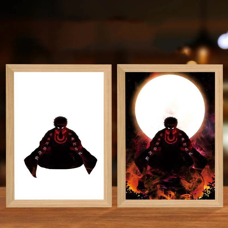 ⚔️🔥 Demon Slayer LED Light Frame – Awaken the Power of the Hashira! 🌙💨