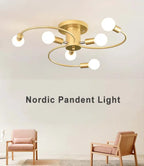 The Meridian Multi-Head Ceiling Light