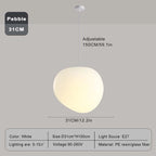 The Nimbus Organic Pebble Pendant