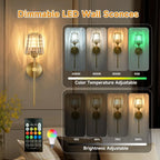 The Prism Wireless RGB Crystal Sconce