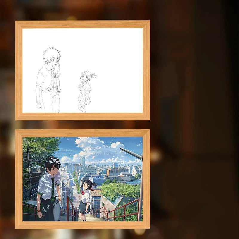 💫🌠 Your Name LED Light Frame – Where Dreams and Stars Connect 🌙💞