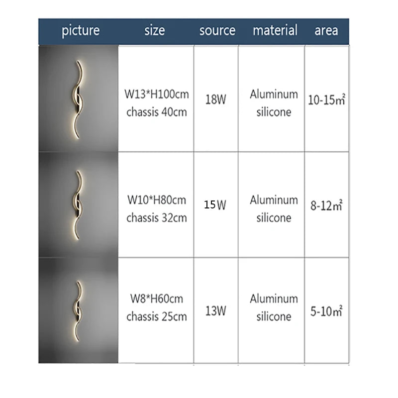 DARHYN - Waves LED Wall Lamp